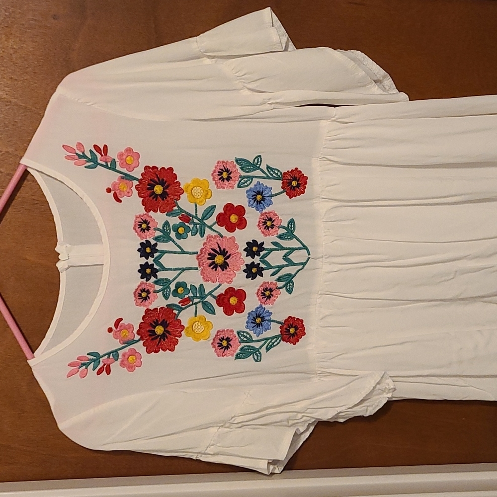 White Fiesta Dress